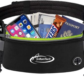 AiRunTech Hydration Running Belt with Water Bottle, Running Fanny Pack for Phone and Wallet Holder, Running Bag Runners Essentials Accessories Marathon Triathlon Walking Jogging...