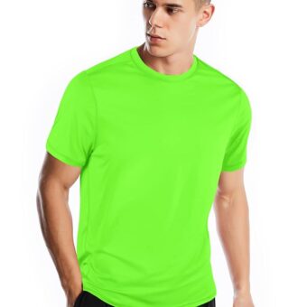 Athletic Shirts for Men Short Sleeve Quick Dry Workout Running Gym Sport Exercise Tee Moisture Wicking