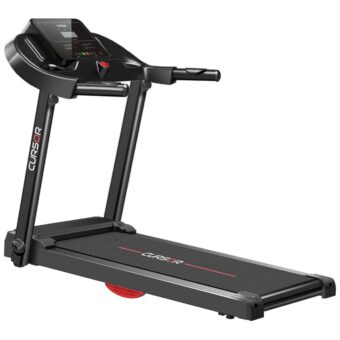 CURSOR FITNESS Home Folding Treadmill with Pulse Sensor, 2.5 HP Quiet Brushless, 7.5 MPH, 265 LBS Capacity