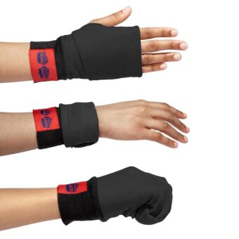 Fingerless 3-in-1 Performance Gloves | Running, Hiking, Gym Workouts, Cycling, Yoga, Pilates, Driving, Sewing, Video Games, Sweat Wicking, Insulating