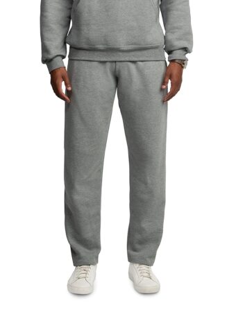 Fruit of the Loom Men's Eversoft Fleece Open Bottom Sweatpants with Pockets, Relaxed Fit, Moisture Wicking, Breathable