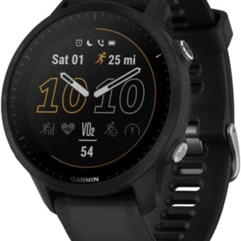 Garmin 010-02638-10 Forerunner® 955, GPS Running Smartwatch, Tailored to Triathletes, Long-Lasting Battery, Black