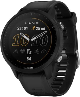 Garmin 010-02638-10 Forerunner® 955, GPS Running Smartwatch, Tailored to Triathletes, Long-Lasting Battery, Black