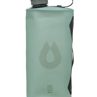 Hydrapak Seeker - Collapsible Water Storage (2L/70oz) - BPA & PVC Free Camping Hydration Reservoir Bag - Sutro Green