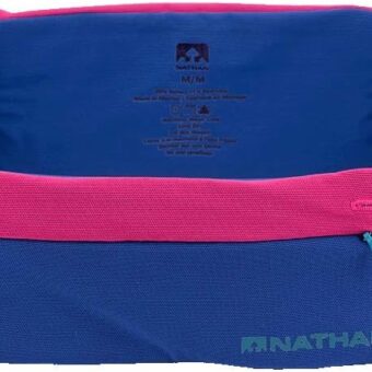 Nathan Running Belt – The Zipster Lite – Waist Pack with 2 Zippers. Bounce Free Pouch/Lightweight/Runners Fanny Pack. Fits All iPhones, Android, Samsung. for Men and Women.