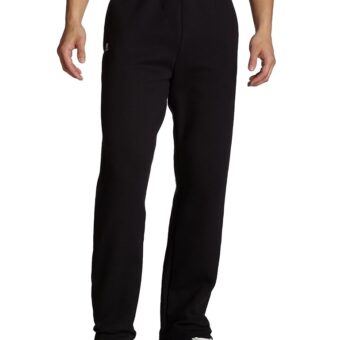 Russell Athletic Men's Dri Power Fleece Open Bottom Sweatpants with Pockets, Relaxed Fit, Moisture Wicking