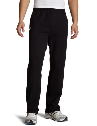 Russell Athletic Men's Dri Power Fleece Open Bottom Sweatpants with Pockets, Relaxed Fit, Moisture Wicking