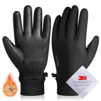 SIMARI Winter Gloves Men Women Touch Screen Warm Waterproof Windproof Thermal for Cold Weather, Running, Cycling, Ski, Sports