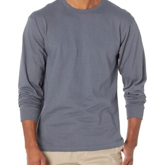 Soffe Men's Long-Sleeve Cotton T-Shirt