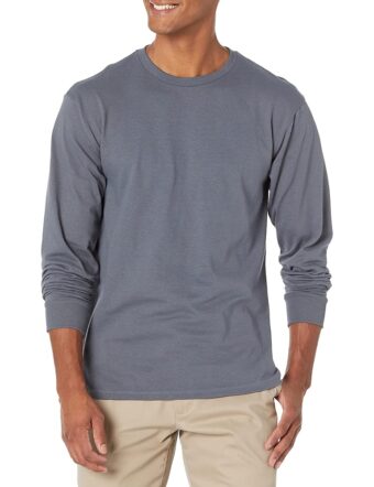 Soffe Men's Long-Sleeve Cotton T-Shirt