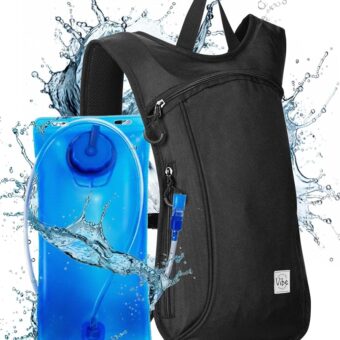 Vibe Festival Gear Hydration Pack Backpack with 2L Water Bladder for Women, Men, Teens, Kids - Hydropack Hydro Sports, Outdoor, Running, Camping, Hiking, Festivals, Raves