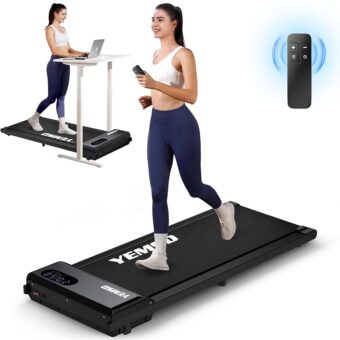 Walking Pad, Walking Pad Treadmill 330 lb Capacity，3 in 1 Portable Under Desk Treadmill for Home and Office with Remote Control, LED Display