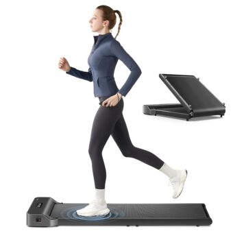 WALKINGPAD Z1 Walking Pad Treadmill, 180°Foldable Under Desk Treadmill for Home Office with 242lb Capacity, 2 in 1 Portable Treadmill for Walking and Jogging Remote Control in...