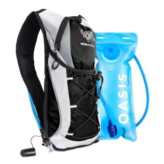 Water Buffalo Hydration Backpack - Lightweight Hydration Pack with 2L Water Bladder - Water Backpack for Hiking, Running, Biking, and Raves - Road Runner 12L Hydropack Backpack