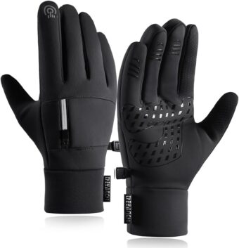 Winter Gloves for Men Women - Waterproof Thermal Glove for Cold Weather, Warm Gloves for Running Cycling, Snow Gloves with Touchscreen Finger